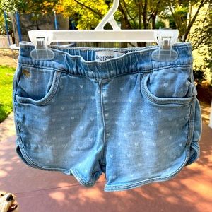 Abercrombie Kids girls dolphin denim shorts